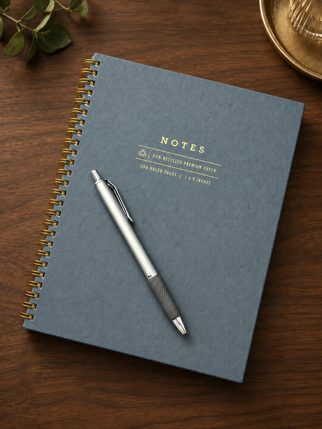 Premium subscription notebook and pen